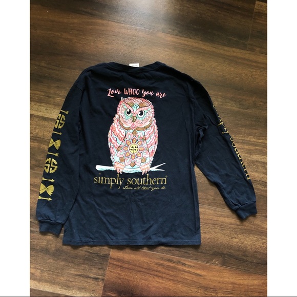 Simply Southern Tops - Simply Southern Owl Long Sleeve 🦉💕